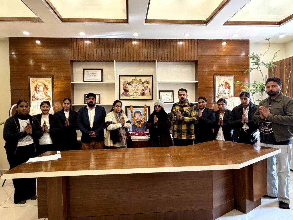 ਇੰਟਰਨੈਸ਼ਨਲ ਮਿਲੇਨੀਅਮ ਸਕੂਲ ਦੇ ਸੰਸਥਾਪਕ ਵਿਪਨ ਸ਼ਰਮਾ ਜੀ ਦੀ 12ਵੀਂ ਬਰਸੀ ‘ਤੇ ਸ਼ਰਧਾਂਜਲੀ ਭੇਟ ਕੀਤੀ