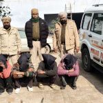 ਤੇਜਧਾਰ ਹਥਿਆਰਾਂ ਦੀ ਨੋਕ ’ਤੇ ਲੁੱਟ-ਖੋਹ ਕਰਨ ਦੀ ਤਾਕ ਵਿੱਚ ਬੈਠਾ ਗਿਰੋਹ ਪੁਲਿਸ ਅੜਿੱਕੇ