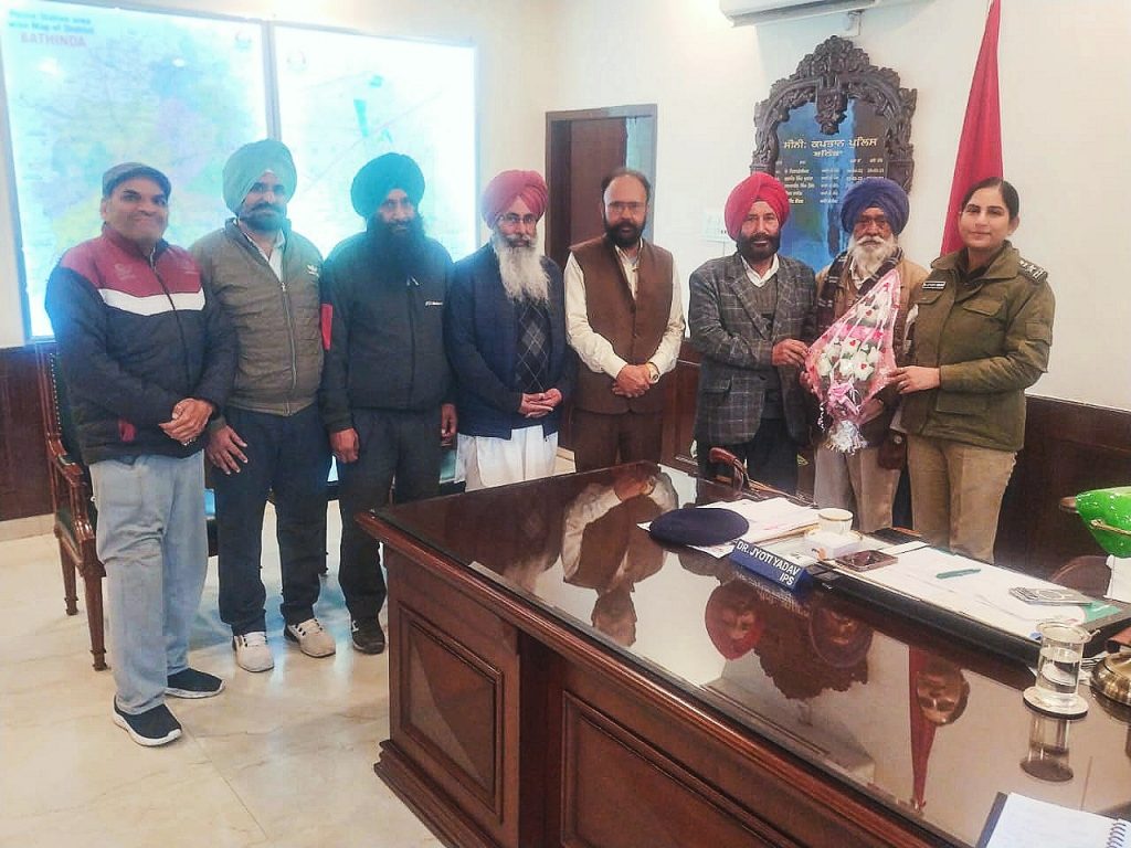 ਪ੍ਰੈੱਸ ਕਲੱਬ ਬਠਿੰਡਾ ਦਿਹਾਤੀ(ਰਜਿ )ਦੇ ਅਹੁਦੇਦਾਰਾਂ ਨੇ ਕੀਤੀ ਐੱਸ ਐੱਸ ਪੀ ਬਠਿੰਡਾ  ਨਾਲ ਮੁਲਾਕਾਤ 