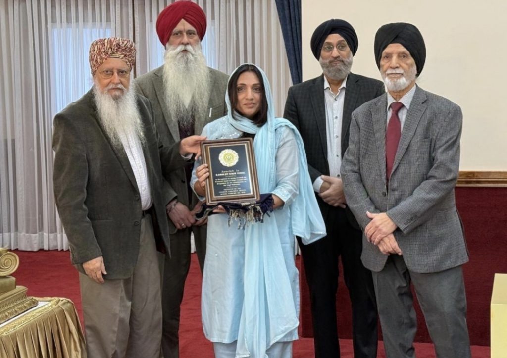 ਕੈਨੇਡੀਅਨ ਰਾਮਗੜ੍ਹੀਆ ਸੁਸਾਇਟੀ ਵੱਲੋਂ ਕਿੰਗਜ਼ ਕੌਂਸਲ ਕਮਲਜੀਤ ਕੌਰ ਲੇਹਲ ਦਾ ਸਨਮਾਨ