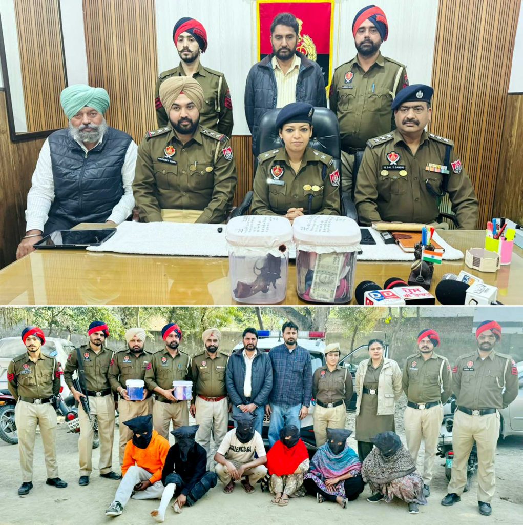 ਪੁਲਿਸ ਵੱਲੋਂ ਵੱਡੇ ਚੋਰ ਗਿਰੋਹ ਦਾ ਪਰਦਾਫਾਸ਼, ਤਿੰਨ ਔਰਤਾਂ ਸਮੇਤ ਕੁੱਲ 6 ਦੋਸ਼ੀ ਕਾਬੂ