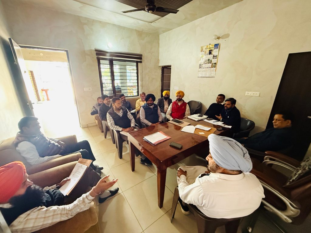 ਕੋਟਕਪੂਰਾ ਦੇ ਨਵੇਂ ਤਹਿਸੀਲ ਕੰਪਲੈਕਸ ਅਤੇ ਨਵੇਂ ਬੱਸ ਅੱਡੇ ਸਬੰਧੀ ਮੀਟਿੰਗ ਆਯੋਜਿਤ
