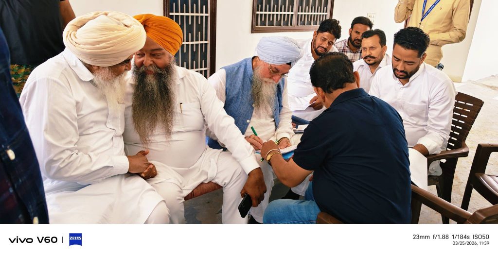 ਸਪੀਕਰ ਸ. ਸੰਧਵਾਂ ਵੱਲੋਂ ਕੋਟਕਪੂਰਾ ਵਿਖੇ ਲੋਕ ਮਿਲਣੀ ਆਯੋਜਿਤ, ਲੋਕਾਂ ਦੀਆਂ ਸਮੱਸਿਆਵਾਂ ਸੁਣੀਆਂ