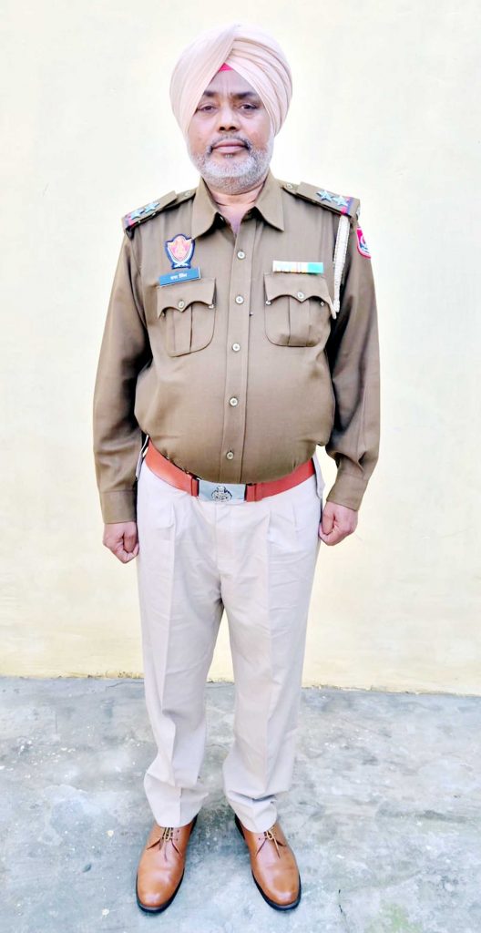 ਰਾਜ ਸਿੰਘ ਸਬ ਇੰਸਪੈਕਟਰ 34 ਸਾਲ ਦੀ ਡਿਊਟੀ ਨਿਭਾਉਣ ਉਪਰੰਤ ਹੋਏ ਸੇਵਾਮੁਕਤ