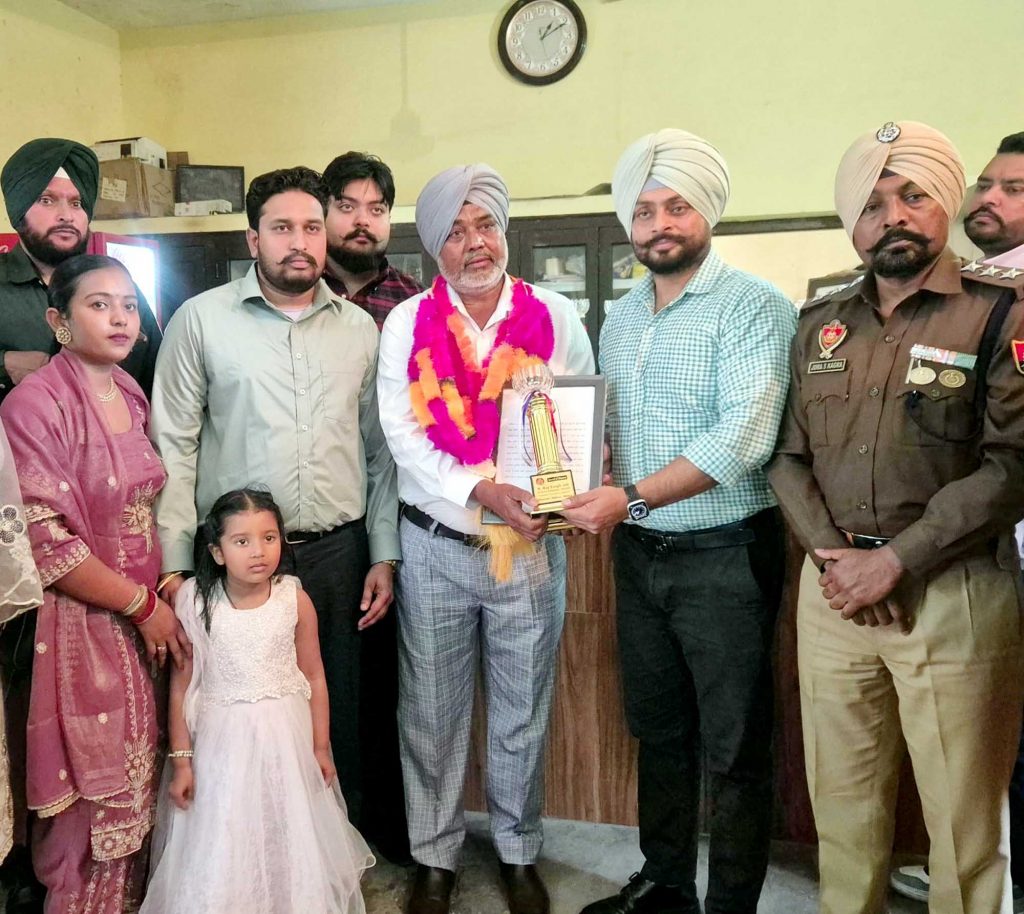 ਰਾਜ ਸਿੰਘ ਸਬ ਇੰਸਪੈਕਟਰ 34 ਸਾਲ ਦੀ ਡਿਊਟੀ ਨਿਭਾਉਣ ਉਪਰੰਤ ਹੋਏ ਸੇਵਾਮੁਕਤ