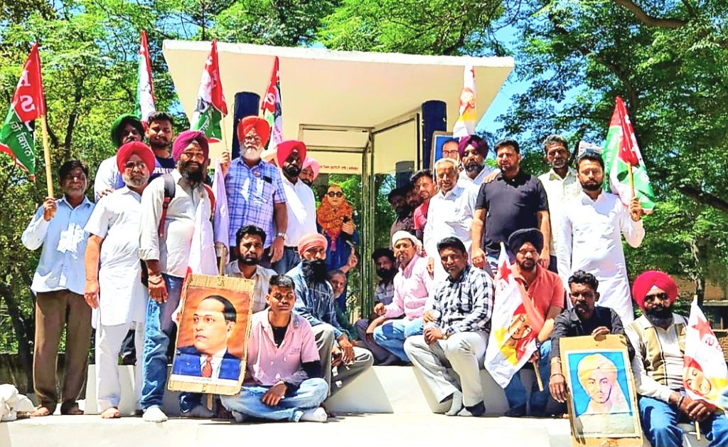 JPMO ਜਨਤਕ ਜਥੇਬੰਦੀਆਂ ਸਾਂਝਾਂ ਮੋਰਚਾ ਨੇ ਮਨਾਈ ਡਾਂ.ਬੀ.ਆਰ ਅੰਬੇਡਕਰ ਜੀ 135ਵੀਂ ਜਨਮ ਵਰੇਗੰਢ।