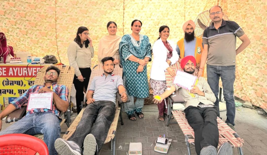 ਬਾਬਾ ਫ਼ਰੀਦ ਜੀ ਬਲੱਡ ਸੇਵਾ ਸੁਸਾਇਟੀ (ਰਜਿ) ਫ਼ਰੀਦਕੋਟ ਵੱਲੋ ਲਗਾਇਆ ਖੂਨਦਾਨ ਕੈਂਪ :- ਸਵਰਾਜ ਸਿੰਘ ਬਰਾੜ