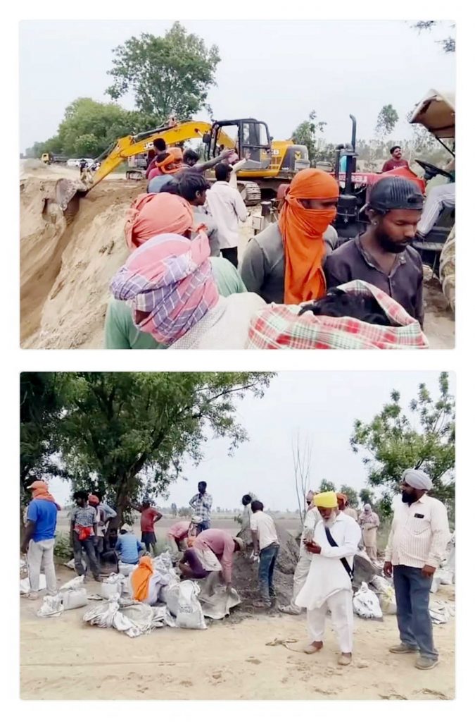 ਰਾਜਸਥਾਨ ਨਹਿਰ ਵਿੱਚ ਪਿਆ 100 ਫੁੱਟ ਲੰਬਾ ਪਾੜ, ਪਿੰਡਾਂ ਵਿੱਚ ਦਹਿਸ਼ਤ ਦਾ ਮਾਹੌਲ