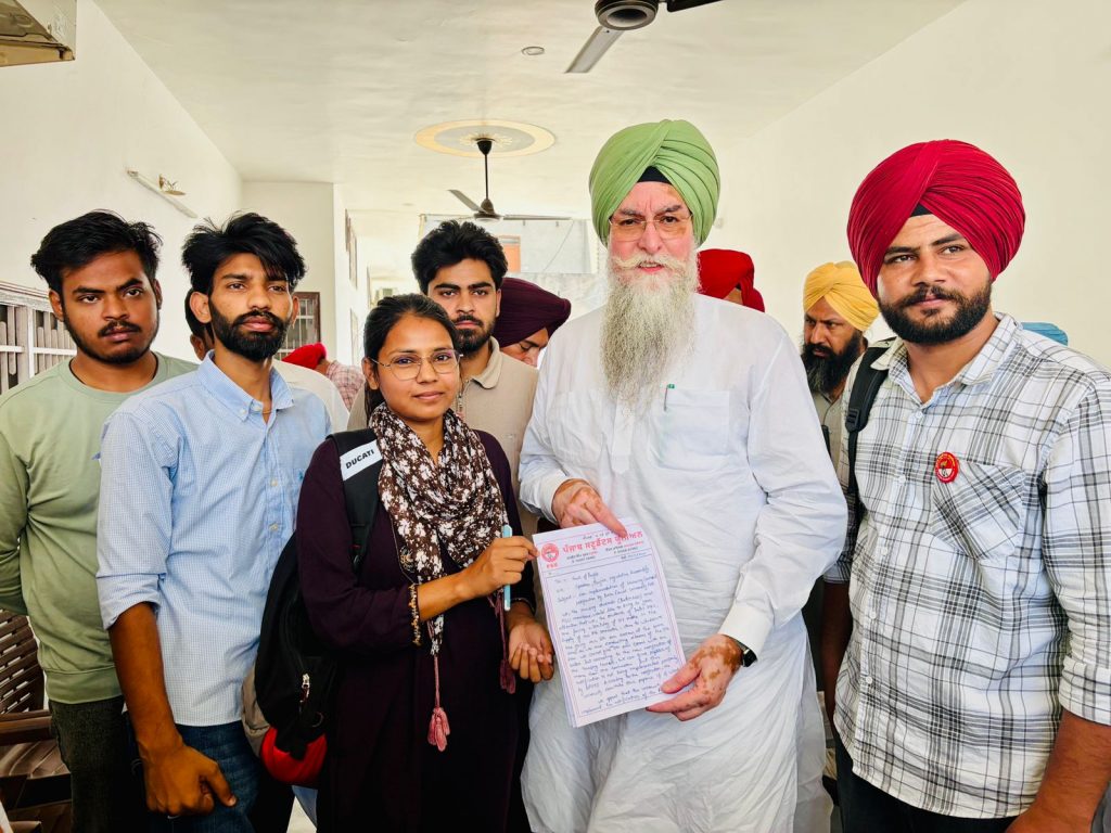 ਨਰਸਿੰਗ ਕੌਂਸਲ ਦੇ ਨੋਟੀਫਿਕੇਸ਼ਨ ਨੂੰ ਲਾਗੂ ਕਰਵਾਉਣ ਲਈ ਪੀਐੱਸਯੂ ਦਾ ਵਫ਼ਦ ਵਿਧਾਨ ਸਭਾ ਸਪੀਕਰ ਨੂੰ ਮਿਲਿਆ