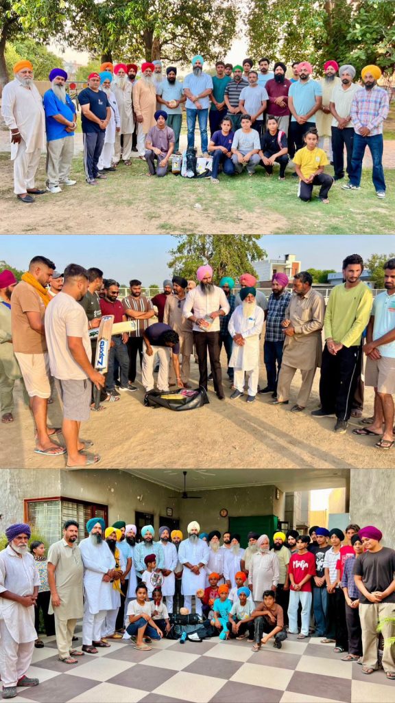 ਚੇਅਰਮੈਨ ਡਾ. ਤੇਜਪਾਲ ਸਿੰਘ ਗਿੱਲ ਨੇ ਨੌਜਵਾਨਾਂ ਨੂੰ ਵੰਡੀਆਂ ਸਪੋਰਟਸ ਕਿੱਟਾਂ*
