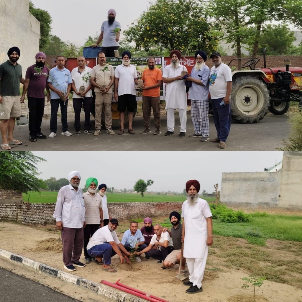 ਵਾਤਾਵਰਣ ਦੀ ਸੰਭਾਲ ਲਈ ਅਰਵਿੰਦ ਨਗਰ ਵਿਕਾਸ ਕਮੇਟੀ ਅਤੇ ਅਲਾਇੰਸ ਕਲੱਬ ਦੇ ਸਹਿਯੋਗ ਨਾਲ ਅਰਵਿੰਦ ਨਗਰ ਵਿੱਚ 150 ਪੌਦੇ ਲਗਾਏ 