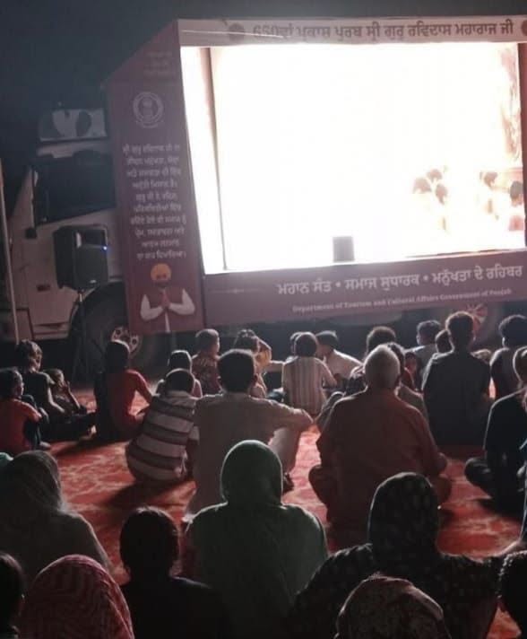 ਰਾਜਪੁਰਾ ਬਲਾਕ ਦੇ ਪਿੰਡ ਜੰਡੋਲੀ, ਗੁਰੂ ਅੰਗਦ ਦੇਵ ਕਾਲੋਨੀ ਅਤੇ ਖਰਾਜਪੁਰ ਵਿੱਚ ਦਿਖਾਈ ਗਈ ਸ੍ਰੀ ਗੁਰੂ ਰਵਿਦਾਸ ਜੀ ਦੀ ਵਿਸ਼ੇਸ਼ ਦਸਤਾਵੇਜ਼ੀ