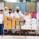 ਚੜ੍ਹਦੀ ਕਲਾ ਸੇਵਾ ਜੱਥਾ ਵੱਲੋਂ 14 ਲੋੜਵੰਦ ਪਰਿਵਾਰਾਂ ਨੂੰ ਮਹੀਨਾਵਾਰੀ ਘਰੇਲੂ ਰਾਸ਼ਨ ਦੀ ਵੰਡ