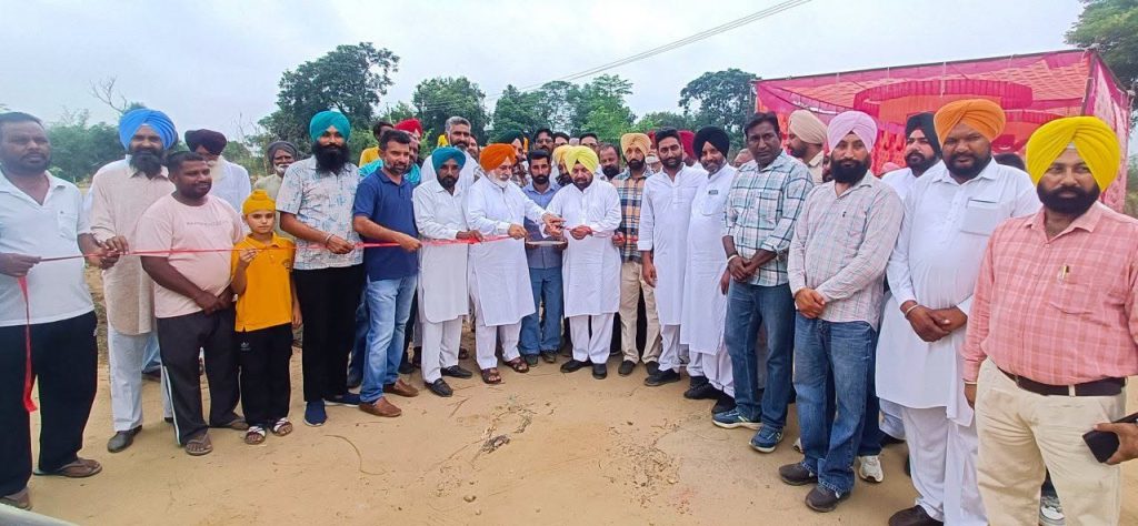 ਹਰਚੰਦ ਸਿੰਘ ਬਰਸਟ ਵੱਲੋਂ ਜੌੜਾਮਾਜਰਾ ਜਾਂਦੀ ਰੋਡ ਤੇ ਭਾਖੜਾ ਨਹਿਰ ‘ਤੇ ਨਵੇਂ ਪੁੱਲ ਦੇ ਨਿਰਮਾਣ ਕਾਰਜ ਦਾ ਉਦਘਾਟਨ