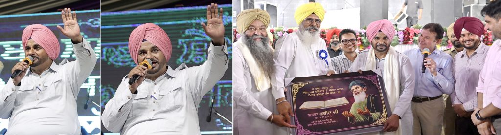 ਆਗਮਨ ਪੁਰਬ ਦੌਰਾਨ ਮੰਚ ਸੰਚਾਲਕ ਜਸਬੀਰ ਸਿੰਘ ਜੱਸੀ ਸਨਮਾਨਿਤ