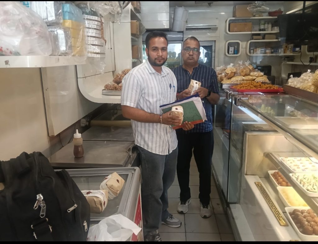 ਖੁਰਾਕ ਸੁਰੱਖਿਆ ਟੀਮ ਵੱਲੋਂ ਫ਼ਰੀਦਕੋਟ ਅਤੇ ਜੈਤੋ ਵਿੱਚ ਵਿਸ਼ੇਸ਼ ਚੈਕਿੰਗ ਕੀਤੀ ਗਈ