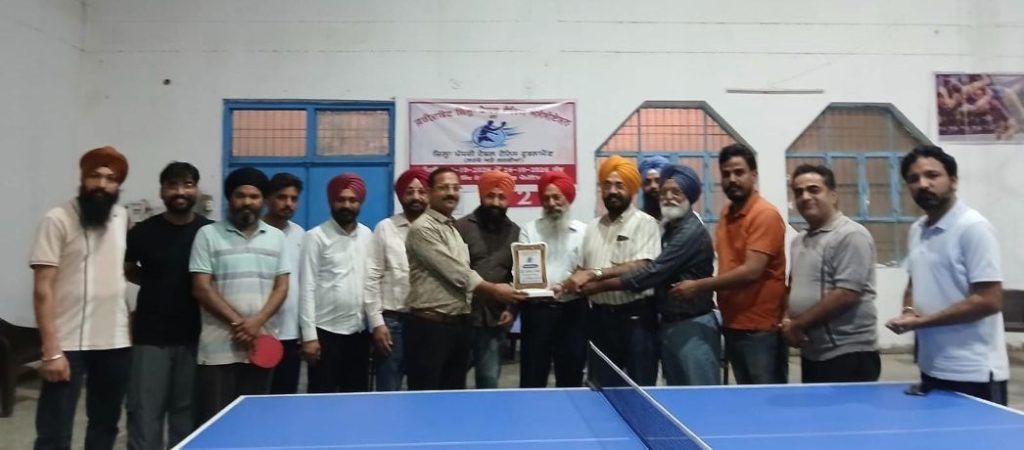 ਤਿੰਨ ਰੋਜ਼ਾ ਜ਼ਿਲ੍ਹਾ ਪੱਧਰੀ ਟੇਬਲ ਟੈਨਿਸ ਟੂਰਨਾਮੈਂਟ ਸਫਲਤਾ ਪੂਰਵਕ ਨੇਪਰੇ ਚੜ੍ਹਿਆ