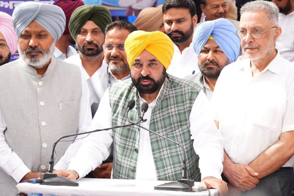 ਪੰਜਾਬ ਯੂਨੀਵਰਸਿਟੀ, ਚੰਡੀਗੜ੍ਹ ਅਤੇ ਪੰਜਾਬ ਦੇ ਪਾਣੀ ਹਥਿਆਉਣ ਲਈ ਵੋਟਾਂ ਮੰਗ ਰਹੀ ਹੈ ਭਾਜਪਾ-ਮੁੱਖ ਮੰਤਰੀ ਭਗਵੰਤ ਸਿੰਘ ਮਾਨ