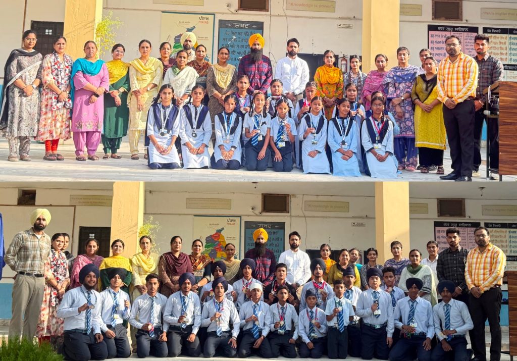 70ਵੀਆਂ ਐਥਲੈਟਿਕਸ ਖੇਡਾਂ ਵਿੱਚ ਗੁਰੂ ਨਾਨਕ ਦੇਵ ਪਬਲਿਕ ਸੀਨੀਅਰ ਸੈਕੰਡਰੀ ਸਕੂਲ ਦੇ ਖਿਡਾਰੀਆਂ ਨੇ ਮਾਰੀਆਂ ਮੱਲਾਂ, ਸਕੂਲ ਨੇ ਜਿੱਤੀ ਚੈਂਪੀਅਨਸ਼ਿਪ* ; ਪ੍ਰਿੰਸੀਪਲ