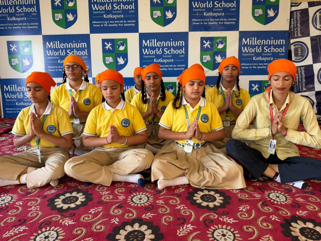 ਮਿਲੇਨੀਅਮ ਸਕੂਲ ਵਿਖੇ ਸ਼ਰਧਾ ਤੇ ਸਤਿਕਾਰ ਨਾਲ ਮਨਾਇਆ ਗੁਰੂ ਰਾਮਦਾਸ ਜੀ ਦਾ ਪ੍ਰਕਾਸ਼ ਪੁਰਬ